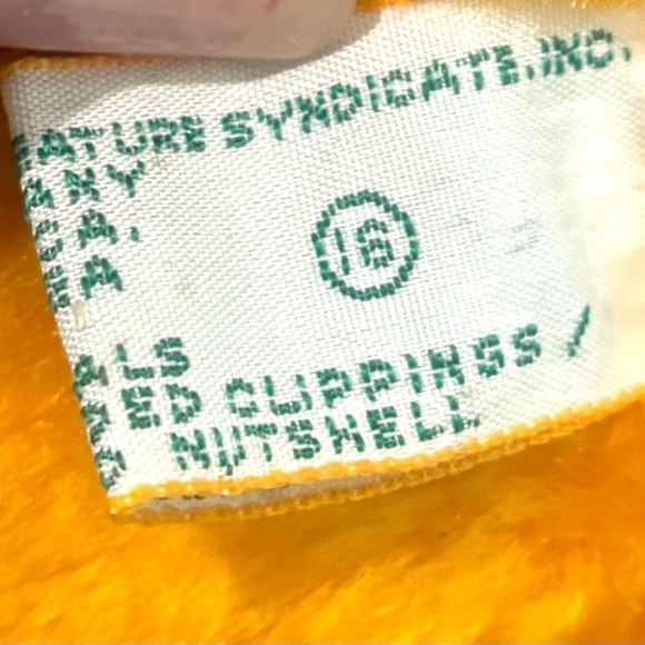 Vintage R. Dakin & Co Garfield Cat Grad Stuffed Plush Graduation Cap 1978 1981 - Picture 9 of 9